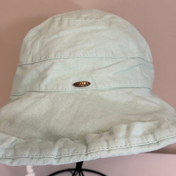 Scala Collezione Bucket Sun Hat One Size Seafoam Green Beach Summer Adjustable - Picture 2 of 6